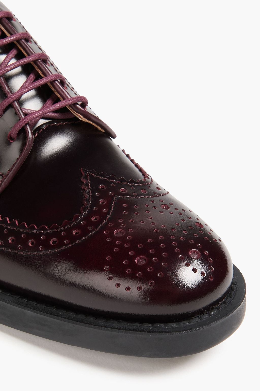 TOD'S Glossed-leather brogues