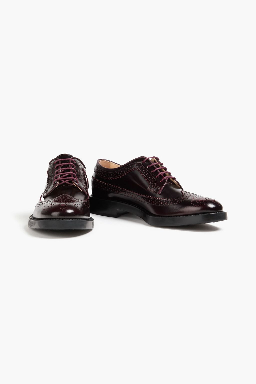 TOD'S Glossed-leather brogues