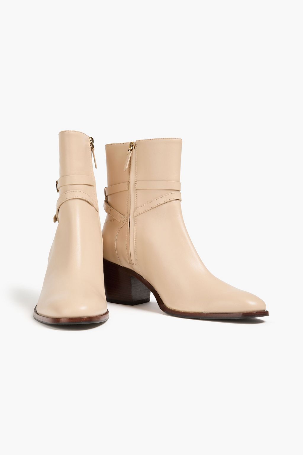 TOD'S Buckled leather ankle boots
