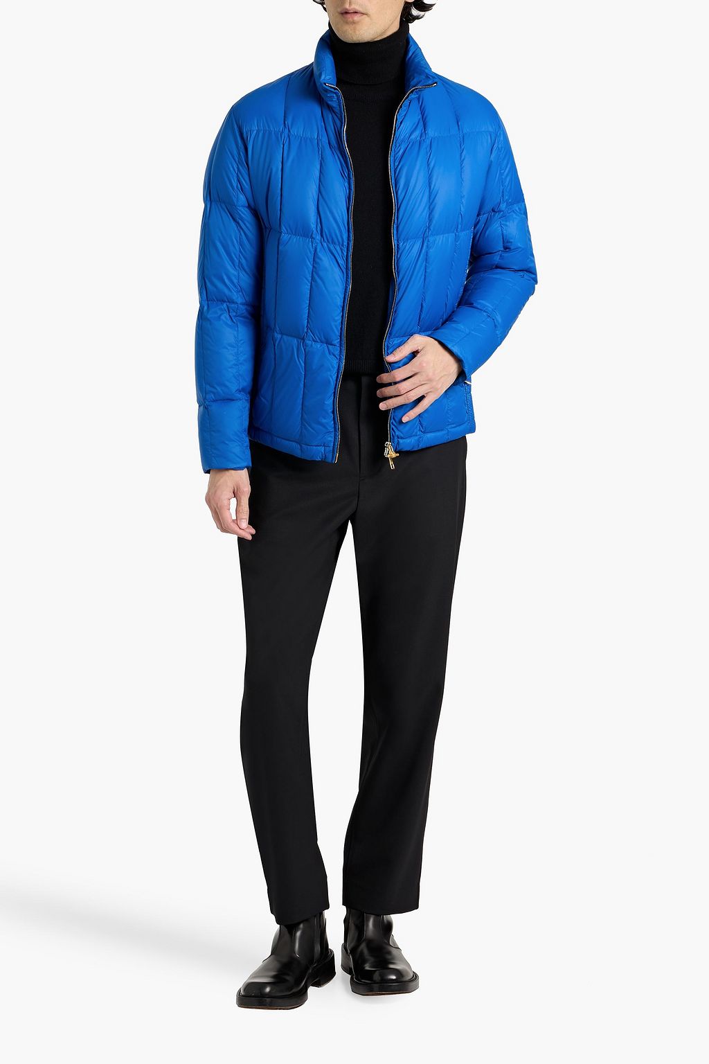 DUNHILL Quilted shell down jacket