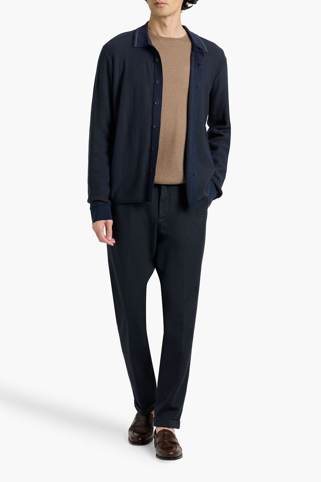 DUNHILL Cotton-blend chinos