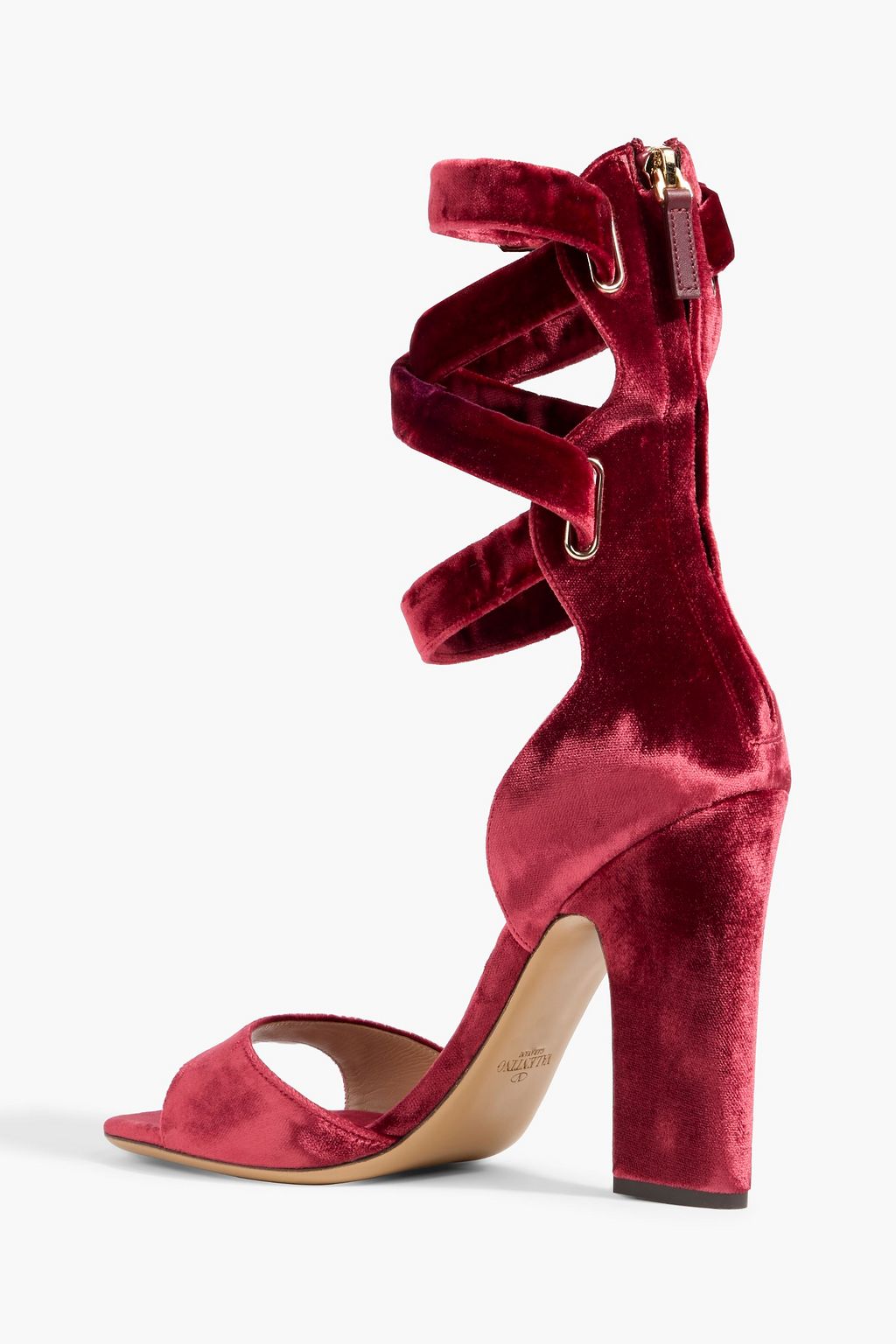 VALENTINO GARAVANI Velvet sandals