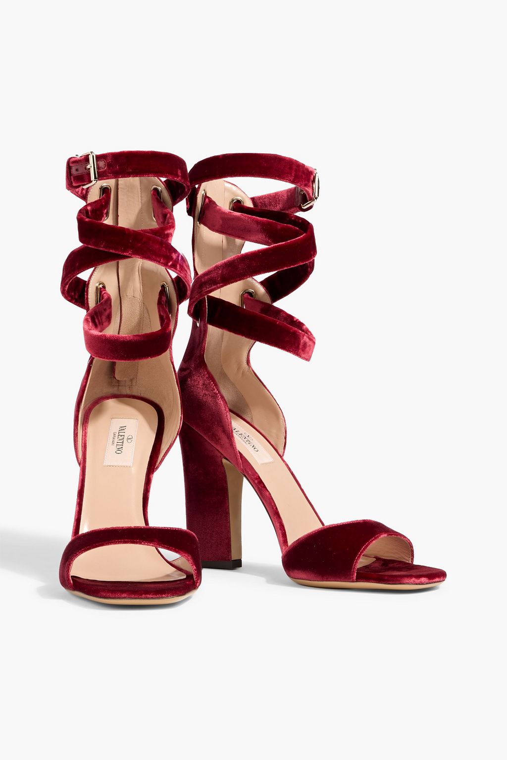 VALENTINO GARAVANI Velvet sandals
