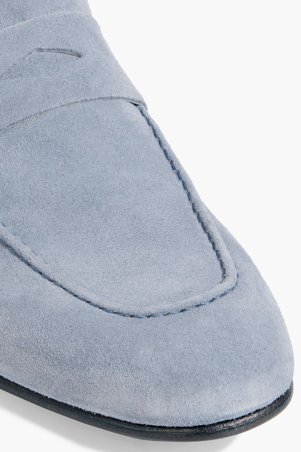 DUNHILL Chiltern suede penny loafers