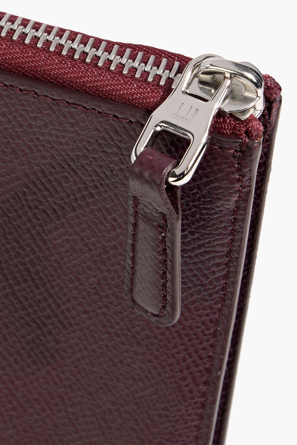 DUNHILL Cadogan printed pebbled-leather pouch