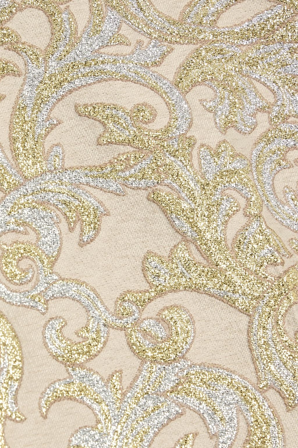 STELLA MCCARTNEY Metallic brocade wide-leg pants