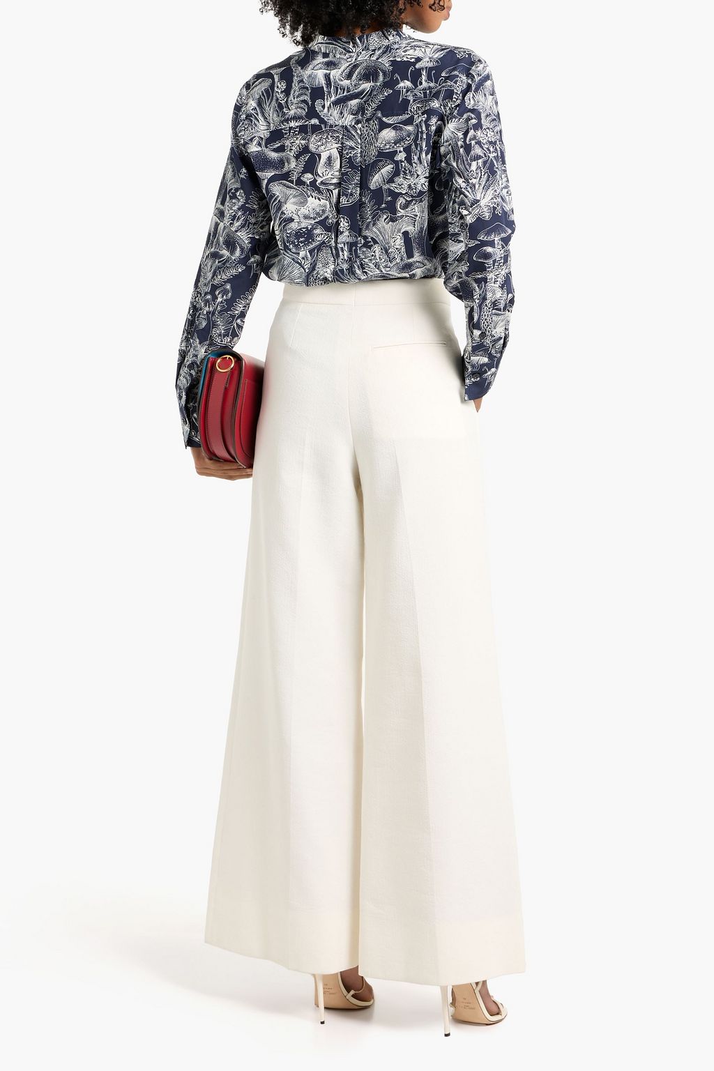 STELLA MCCARTNEY Jacquard wide-leg pants