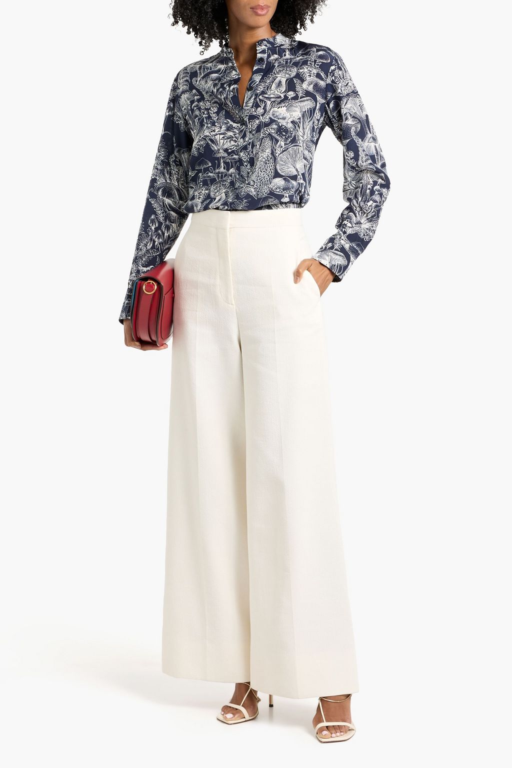 STELLA MCCARTNEY Jacquard wide-leg pants