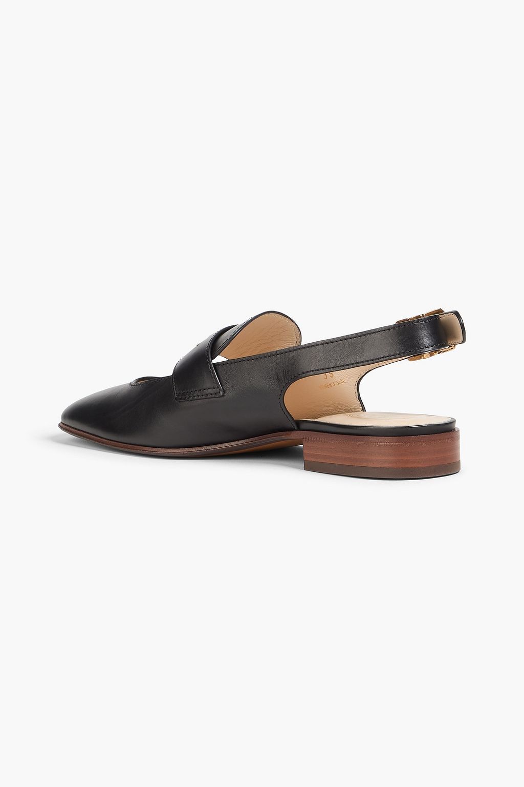 TOD'S Leather slingback loafers
