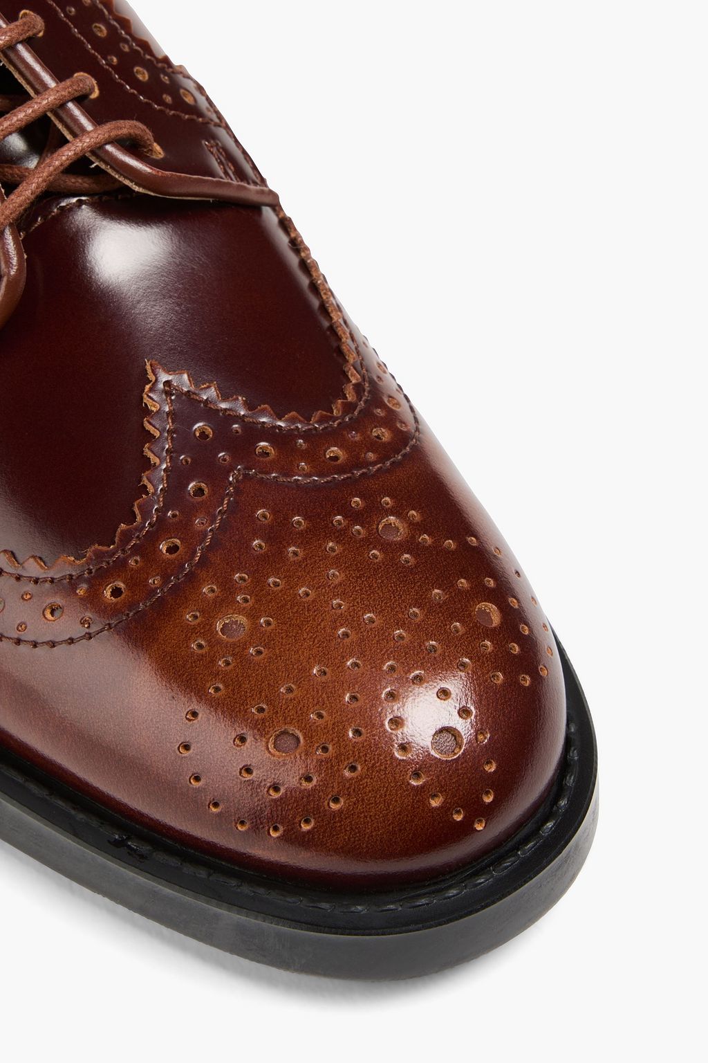 TOD'S Glossed-leather brogues