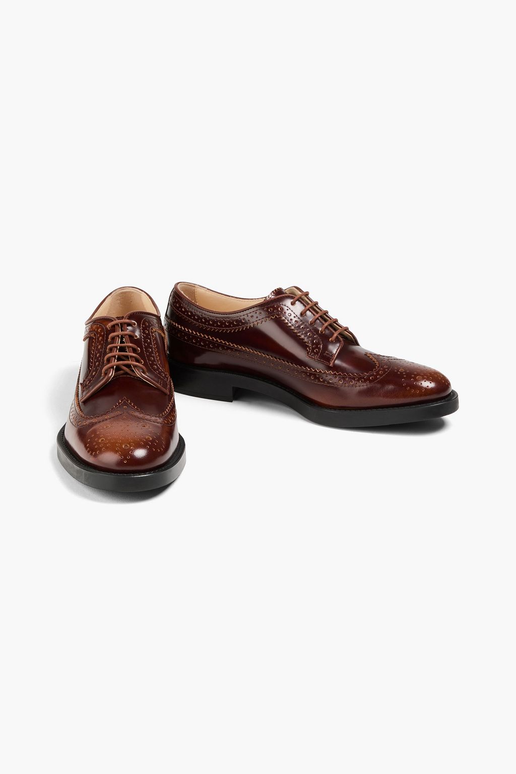 TOD'S Glossed-leather brogues