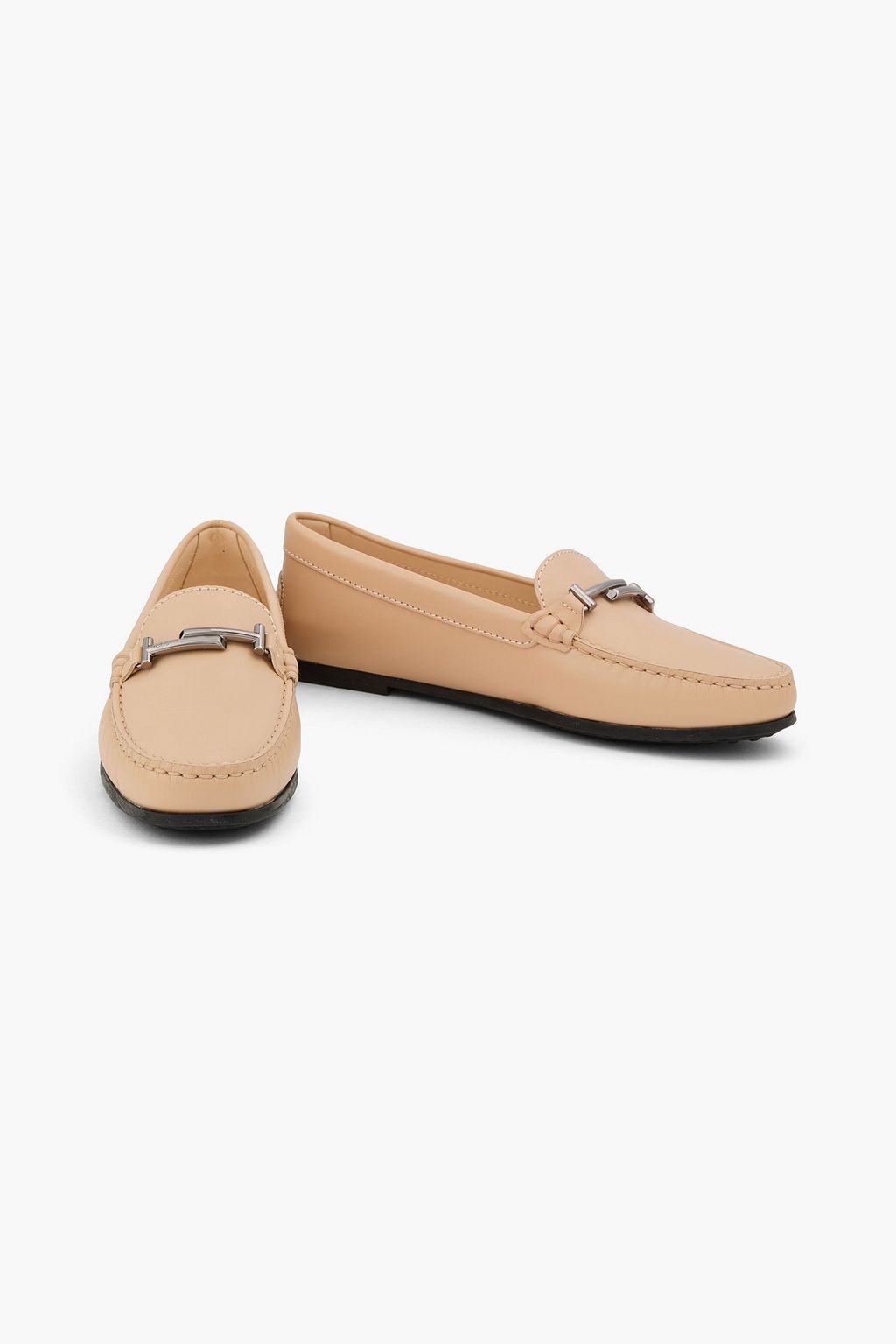 TOD'S City Gommino embellished leather loafers