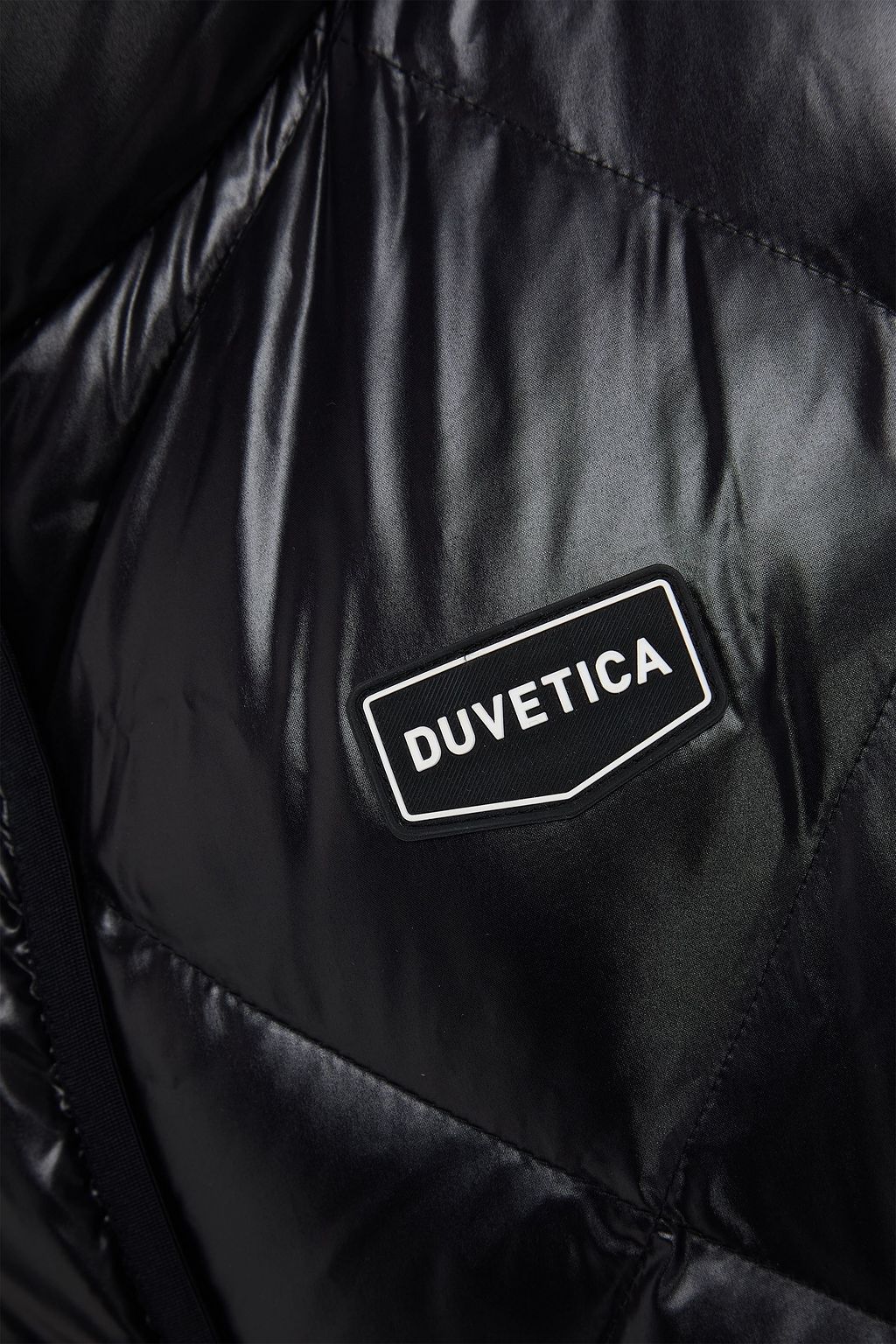 DUVETICA Daunenmantel aus gestepptem Shell mit Gürtel