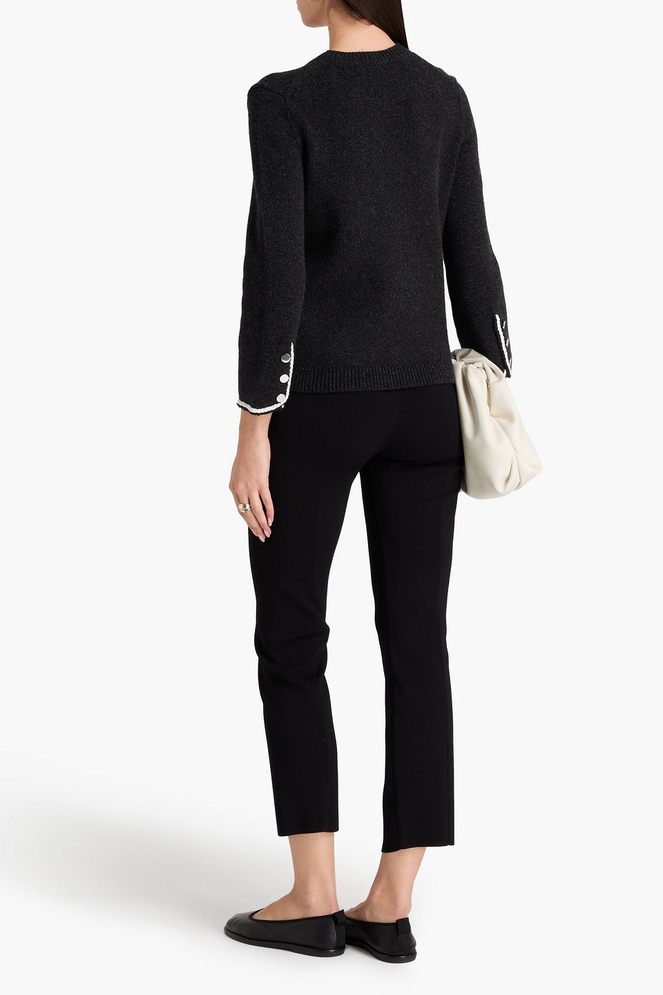  Theory - Wool-blend Sweater - Black - Xs 