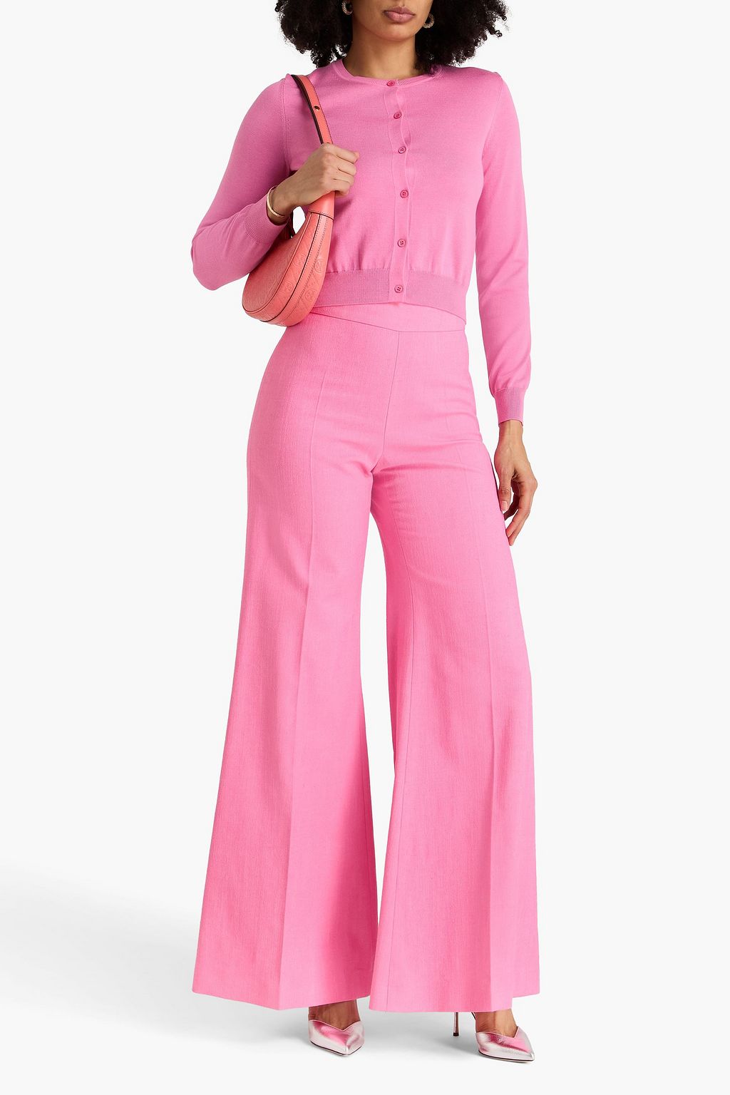 CAROLINA HERRERA Cardigan aus einer Seiden-Baumwollmischung