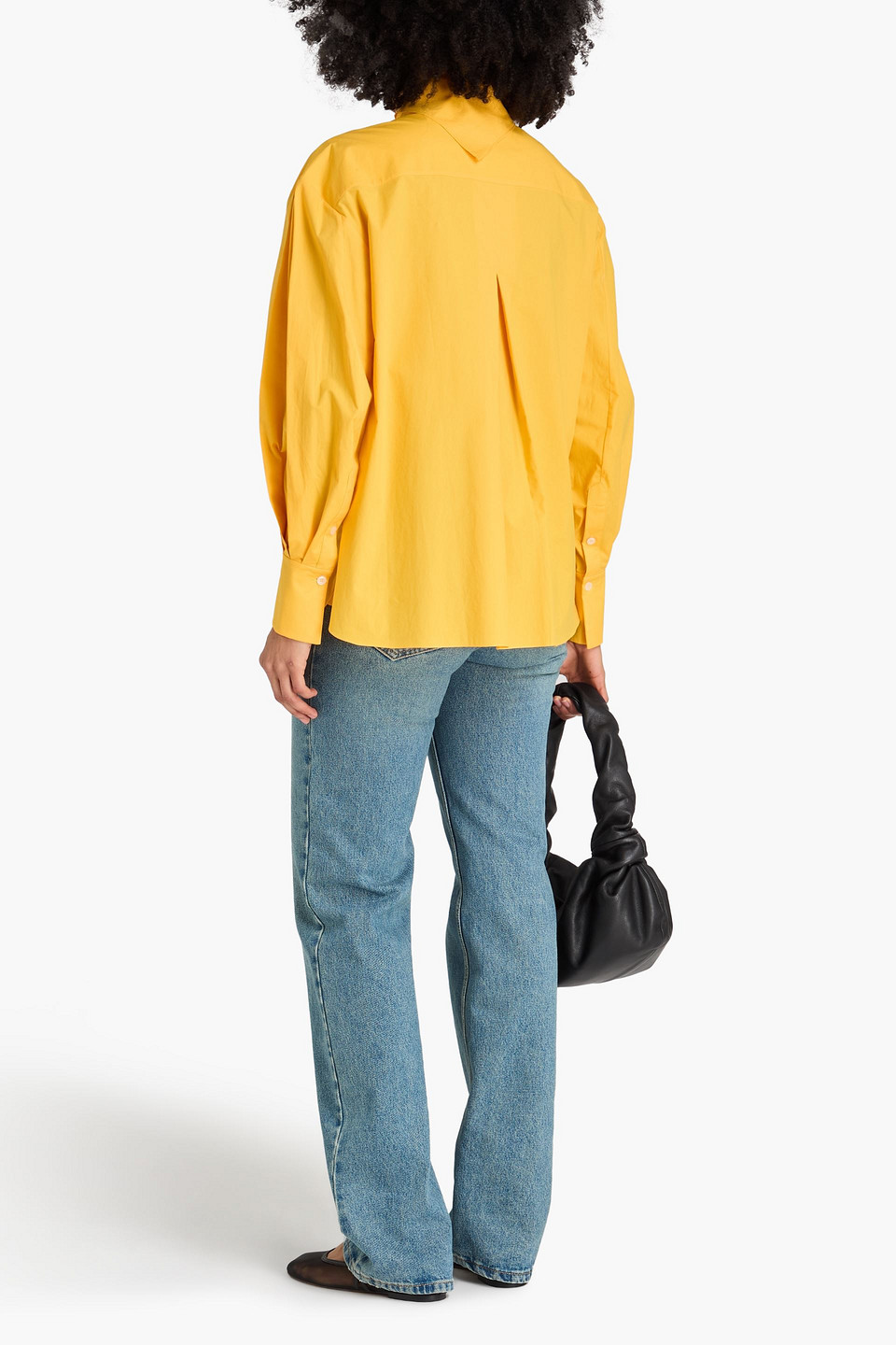  Another Tomorrow - Cotton-poplin Shirt - Yellow - It 38 