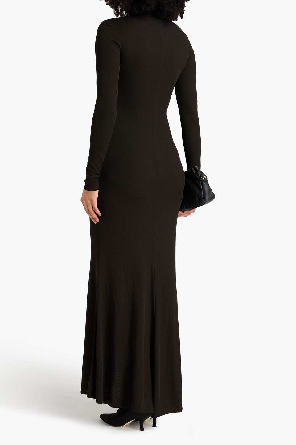  Nanushka - Maxikleid „blaize“ Aus Jersey - Grau - Xs 