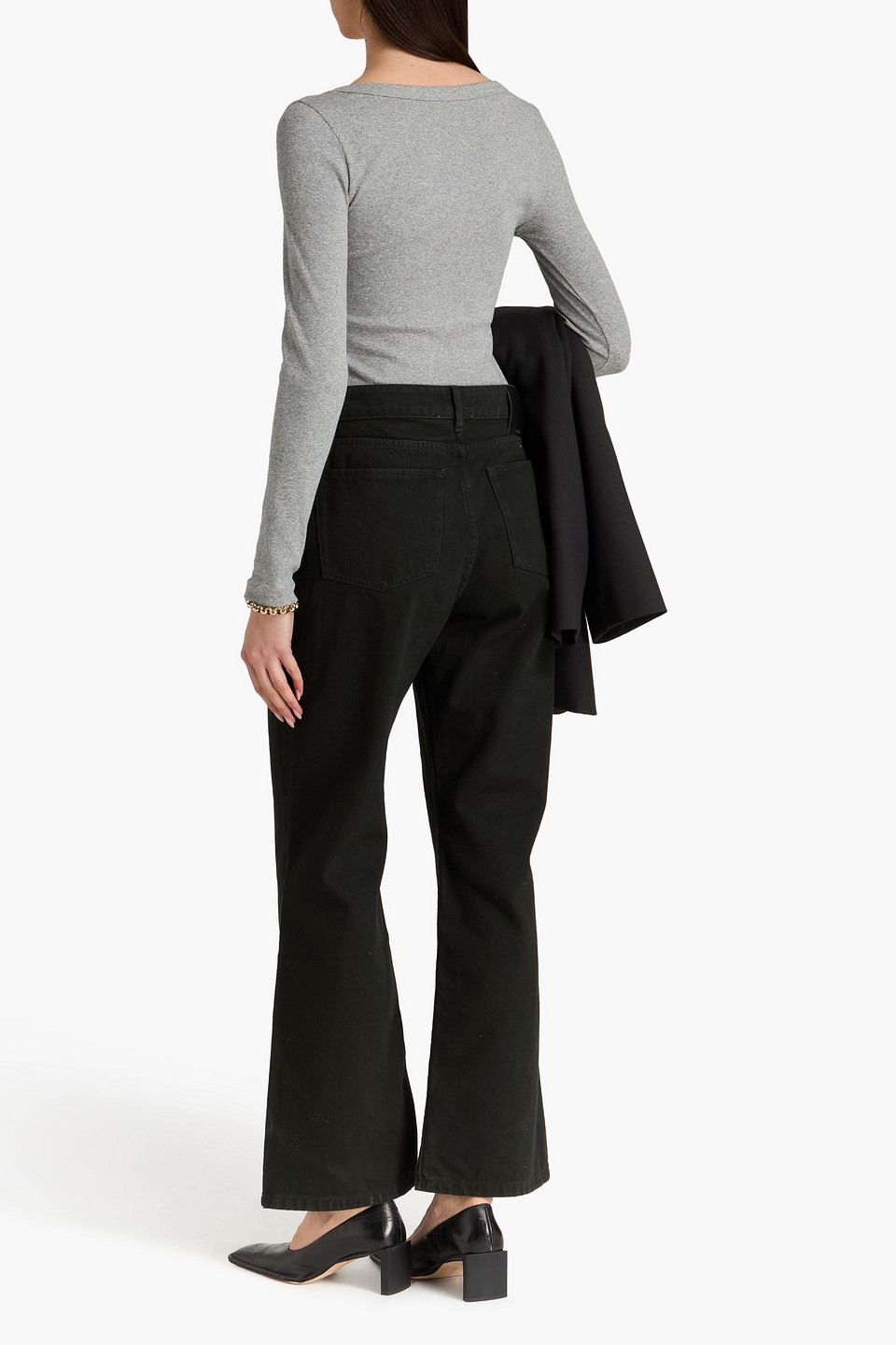  Nanushka - Hoch Sitzende Bootcut-jeans „raiden“ - Grau - 28 