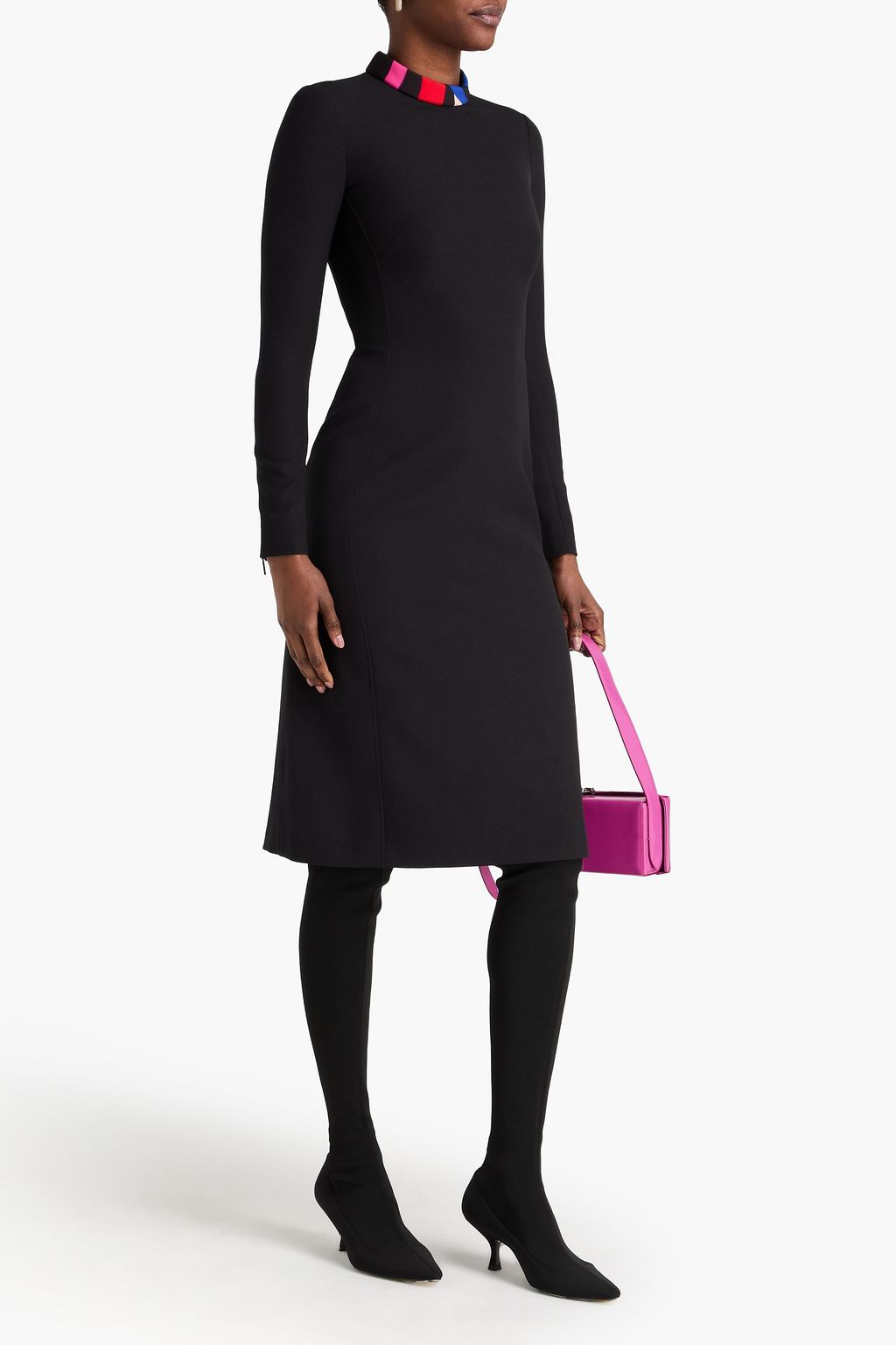 PUCCI فستان متوسط الطول من الكريب