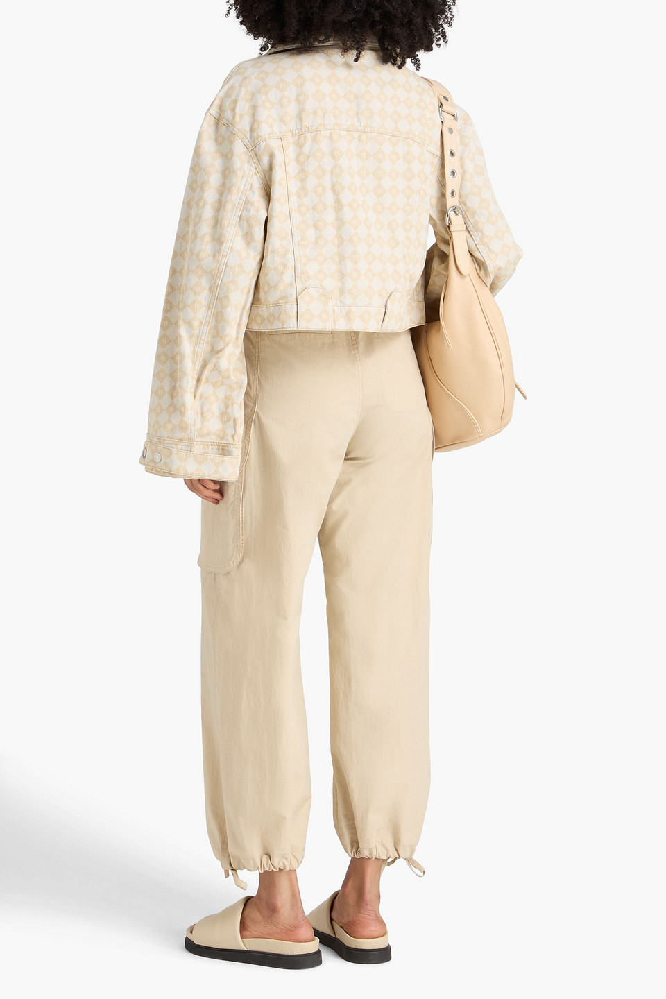  Nanushka - Printed Denim Jacket - Neutral - S 