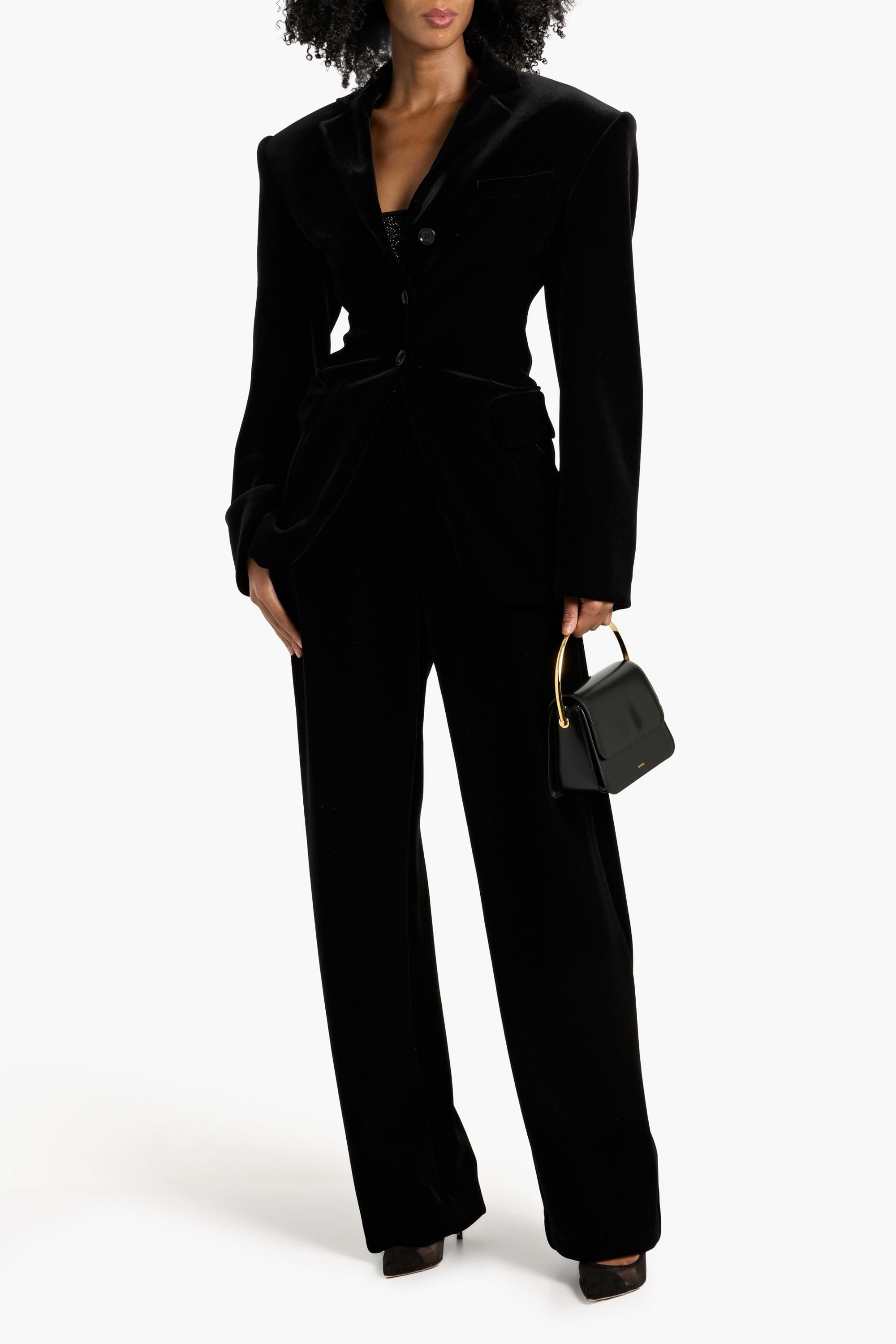 Sportmax Alberto velour blazer