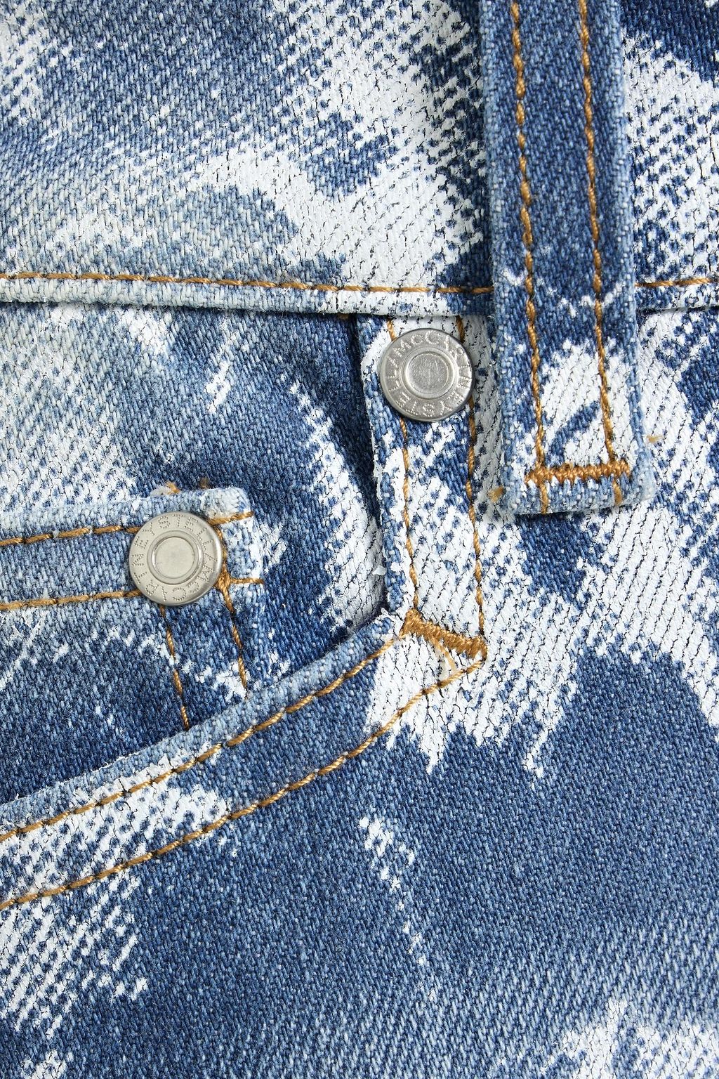 STELLA MCCARTNEY Printed high-rise cargo jeans