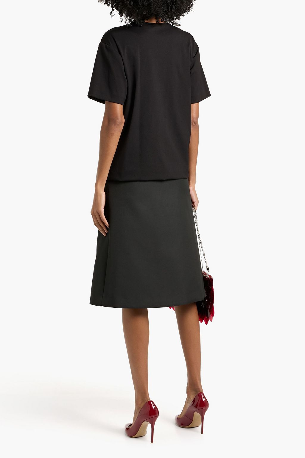 SPORTMAX Biada twill skirt