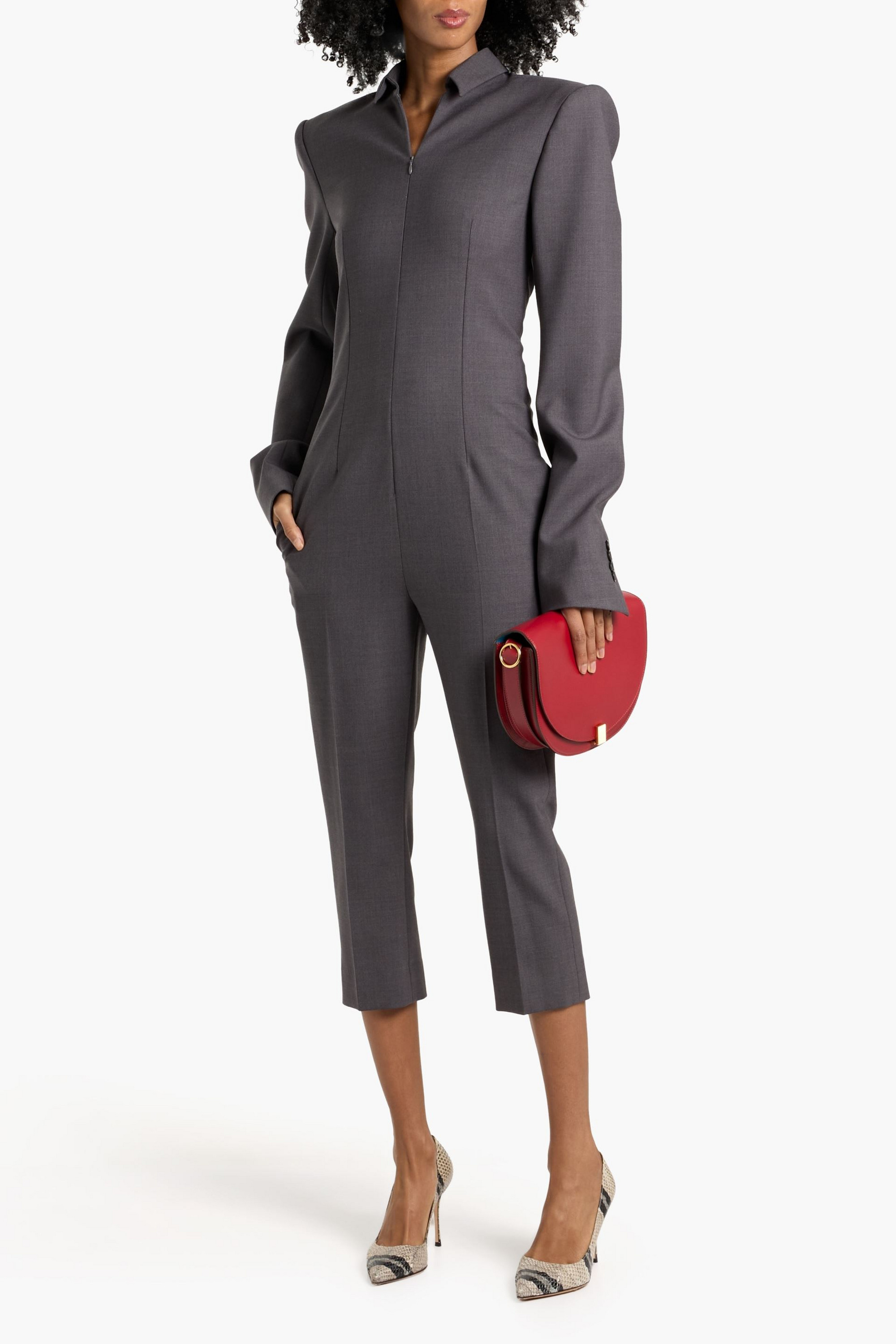 Sportmax Ardenne cropped woven jumpsuit