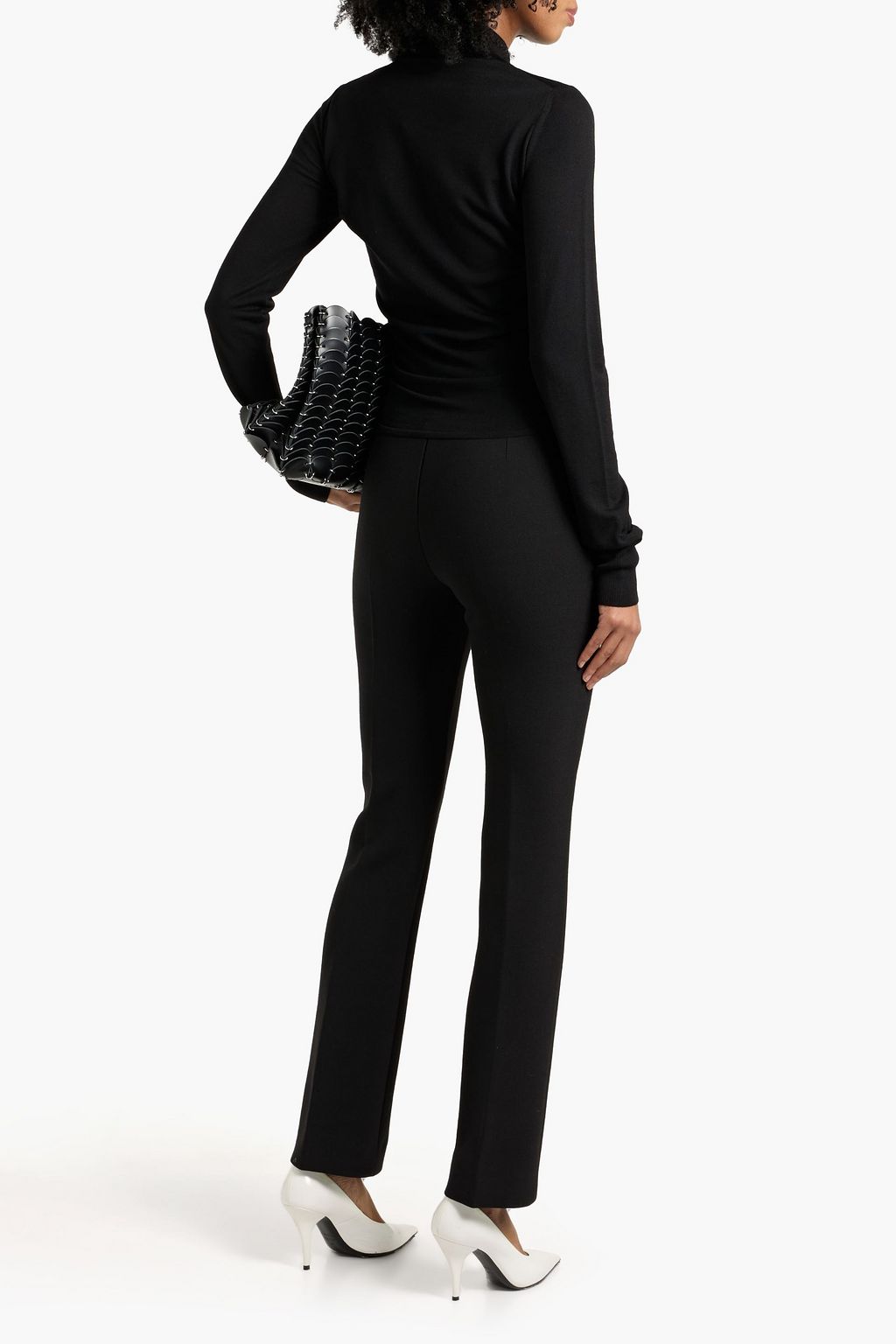 SPORTMAX Teoria twill slim-leg pants