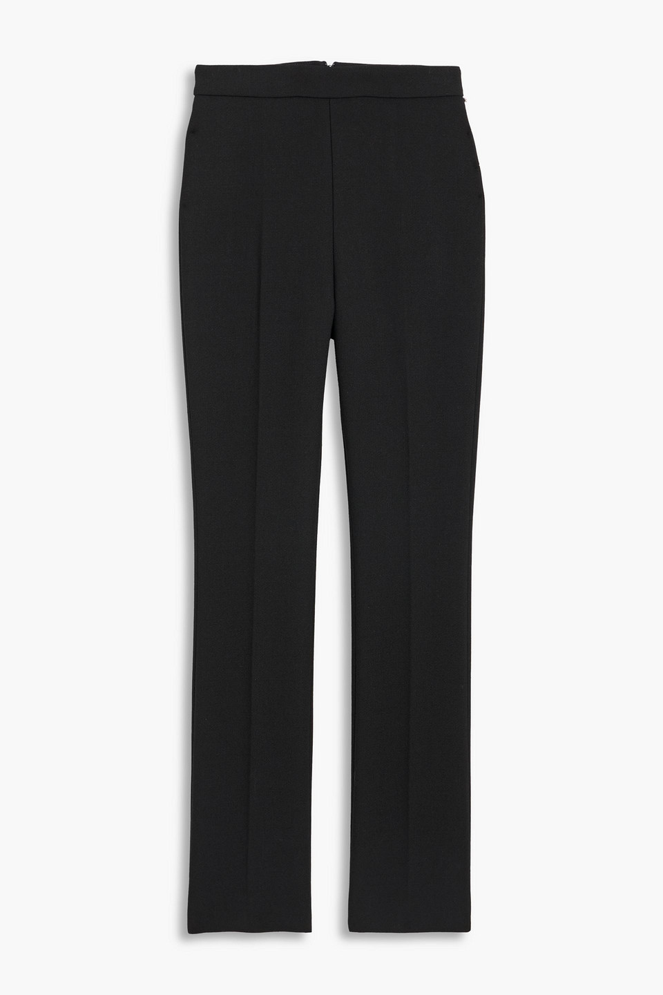 Sportmax Teoria Twill Straight-leg Pants In Black