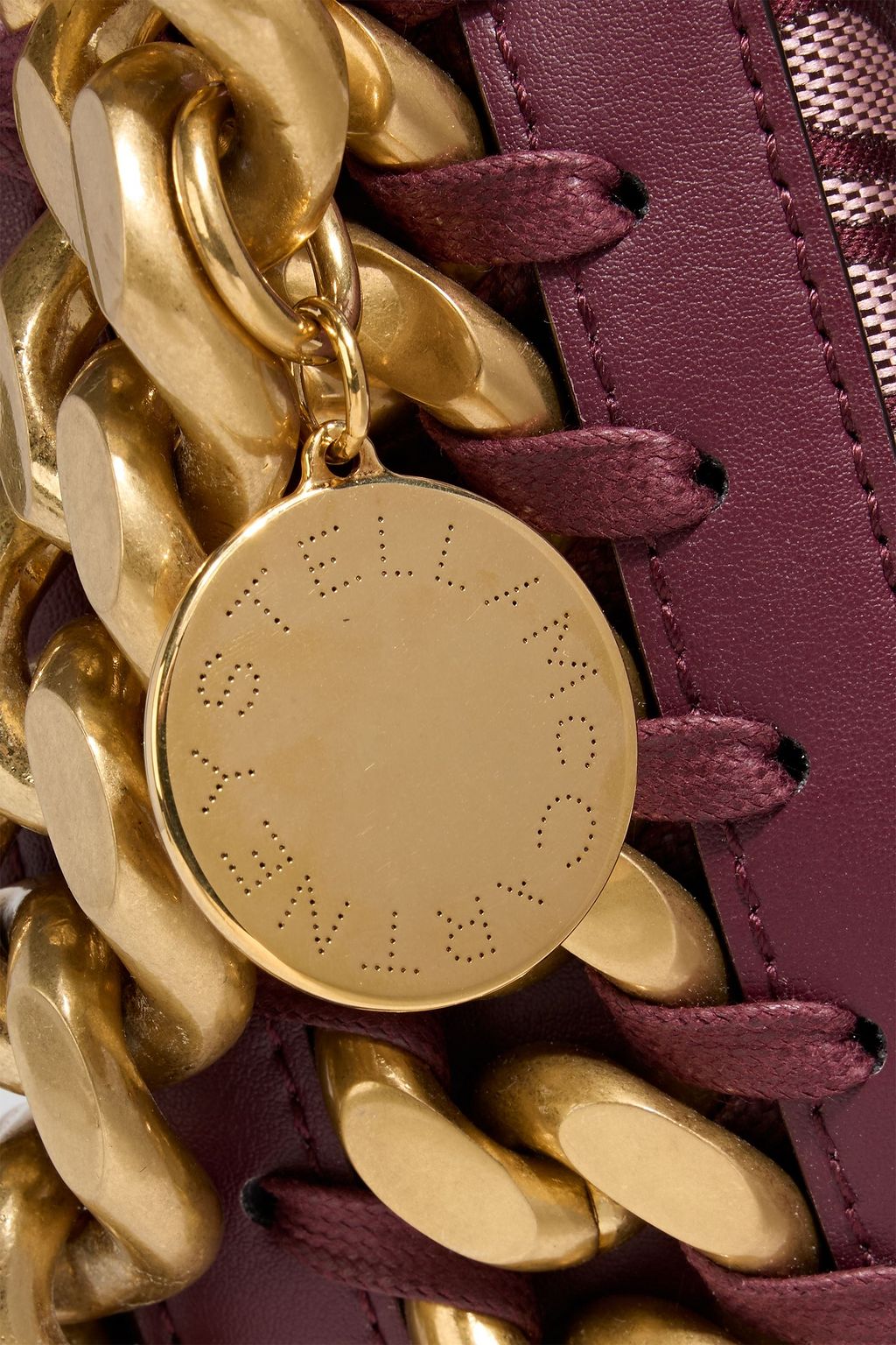 STELLA MCCARTNEY Frayme S-Wave jacquard shoulder bag