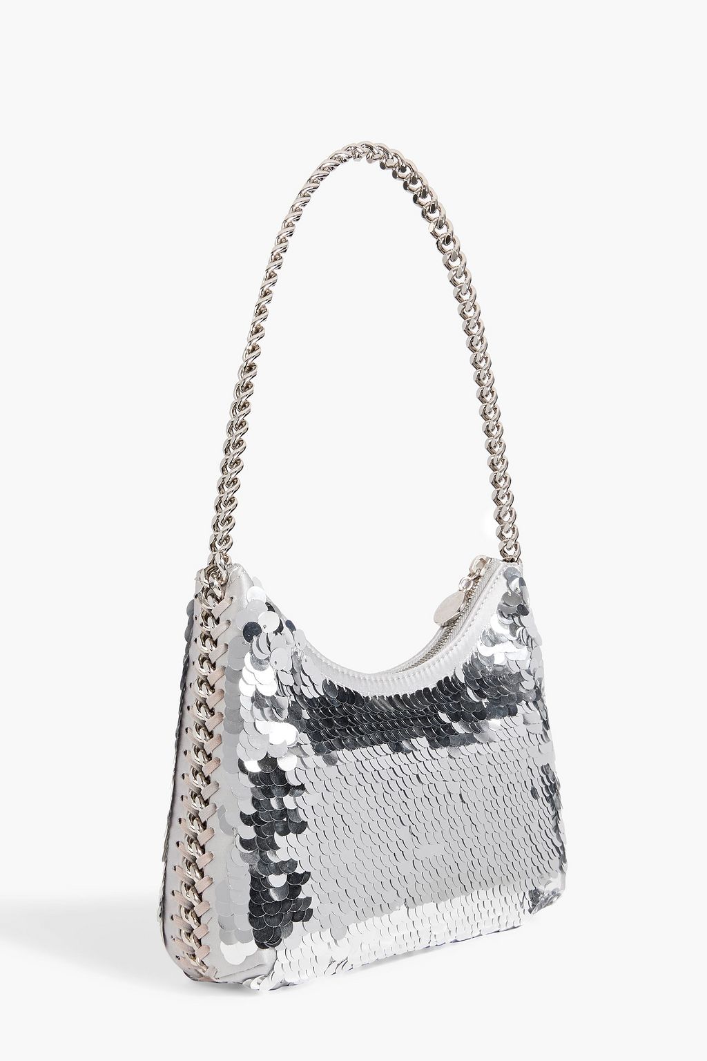 STELLA MCCARTNEY Falabella sequined satin shoulder bag