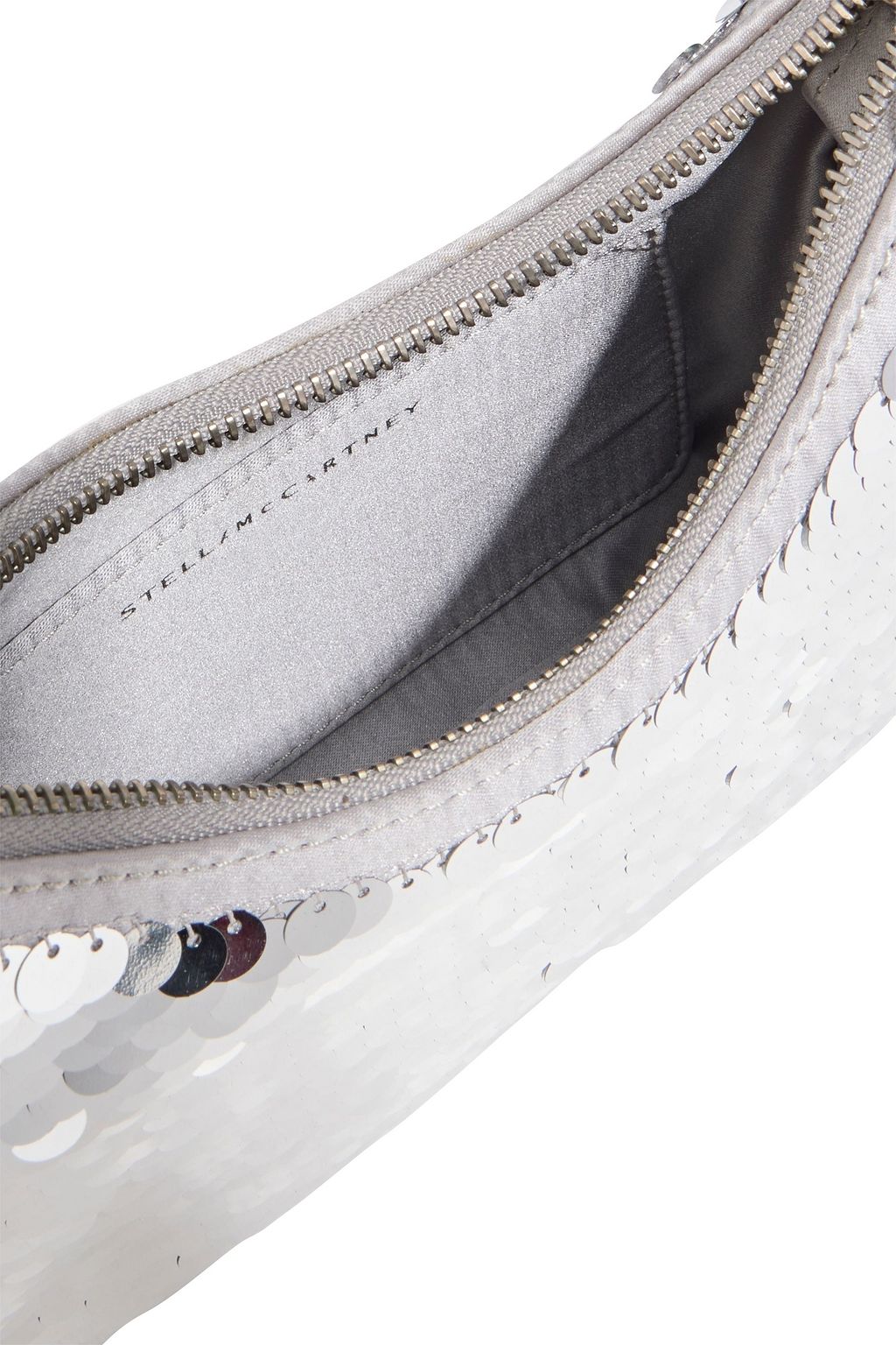 STELLA MCCARTNEY Falabella sequined satin shoulder bag