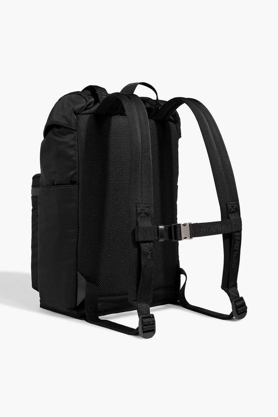 Off-white Shell Backpack In Black