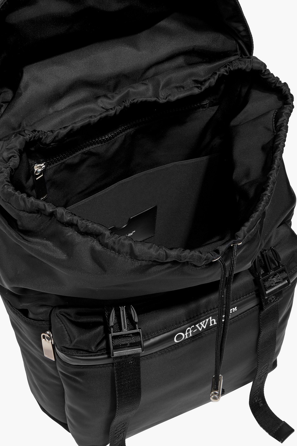 Off-white Shell Backpack In Black