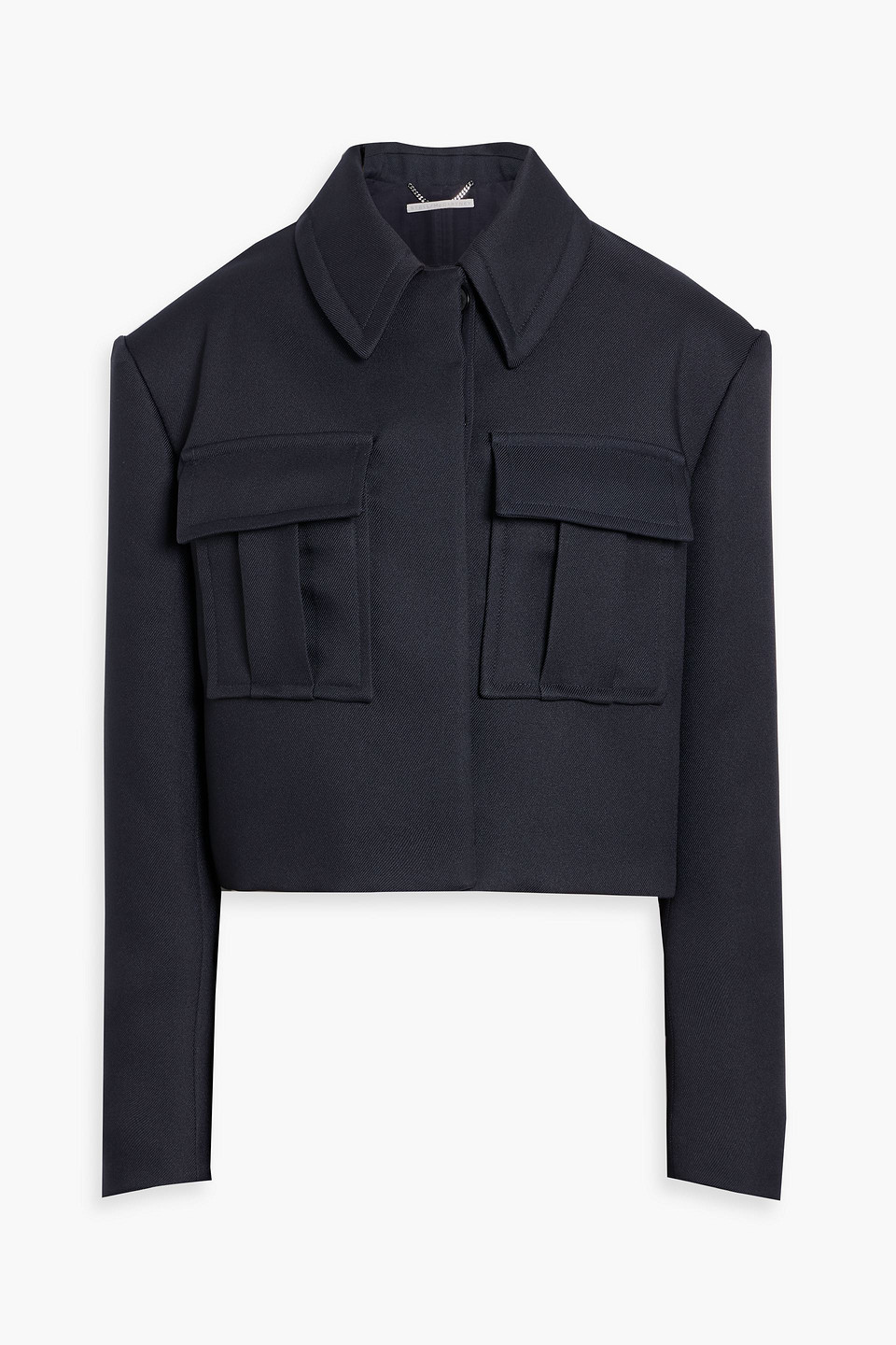 Stella Mccartney Gabardine Jacket In Blue