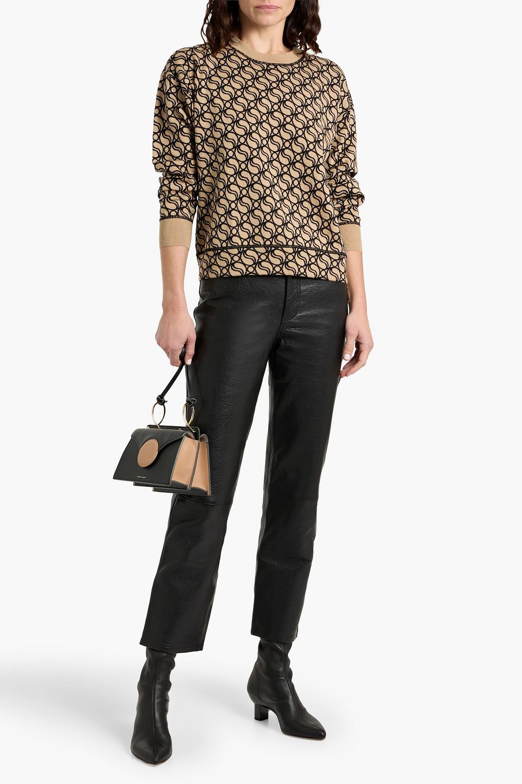 STELLA MCCARTNEY Jacquard-knit wool sweater