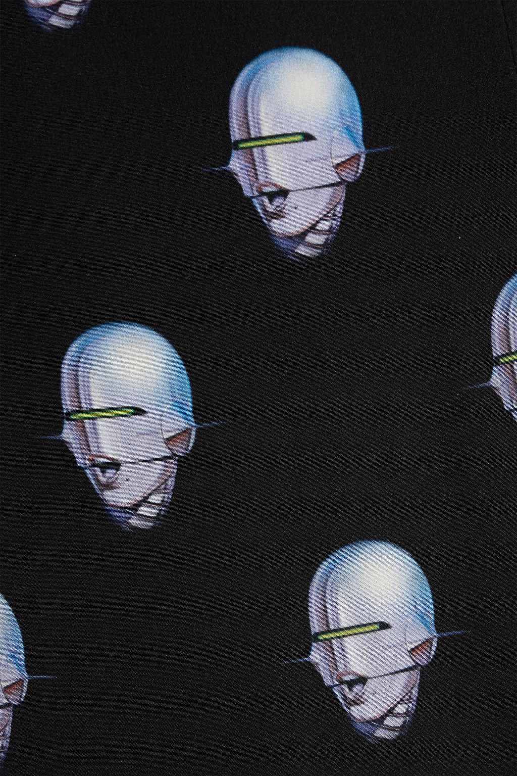 STELLA MCCARTNEY + SORAYAMA Printed silk crepe de chine wide-leg pants