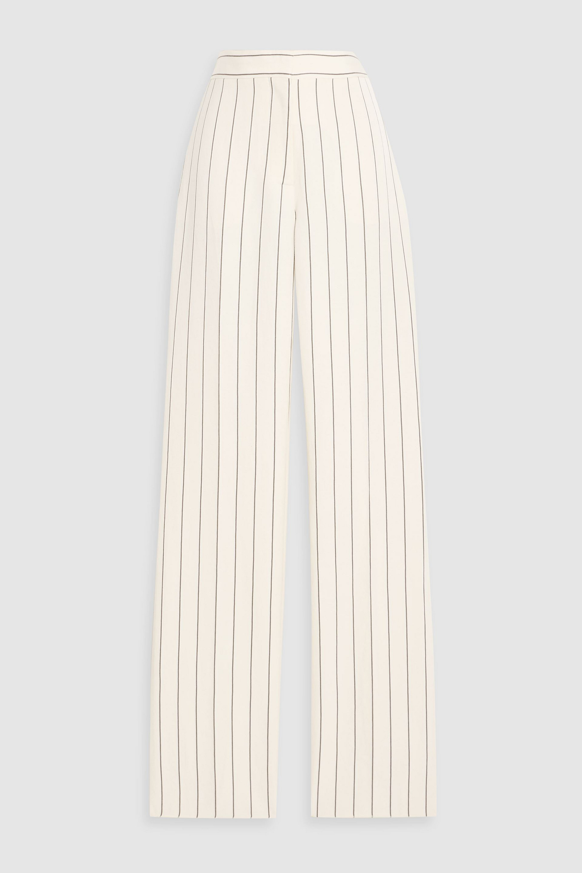 Stella McCartney Striped jacquard straight-leg pants