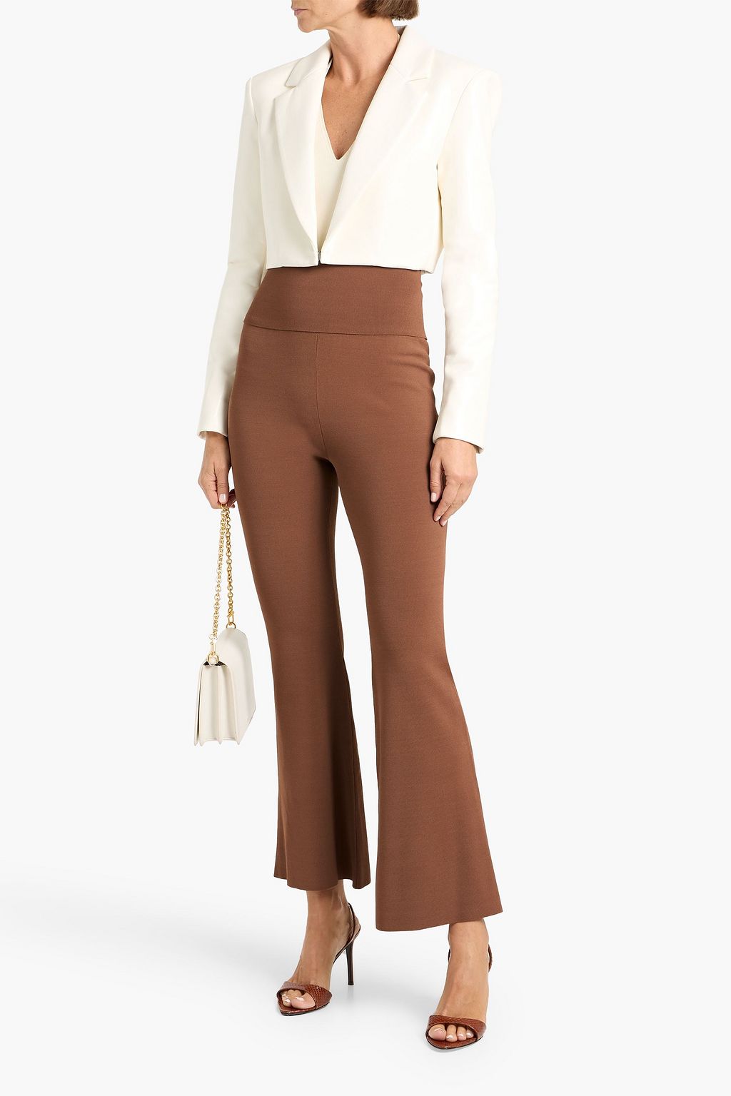 STELLA MCCARTNEY Stretch-knit flared pants