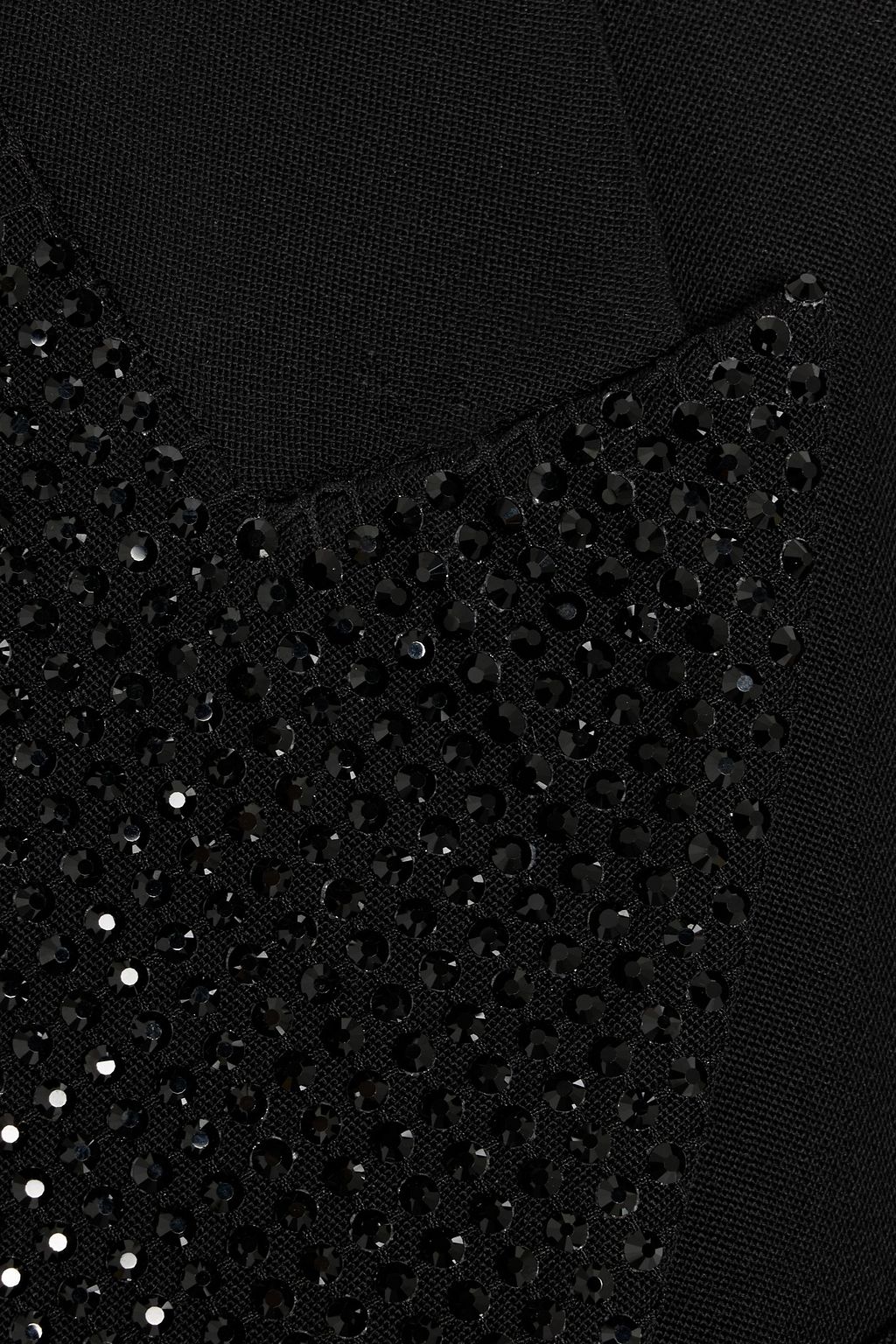 STELLA MCCARTNEY Crystal-embellished wool blazer