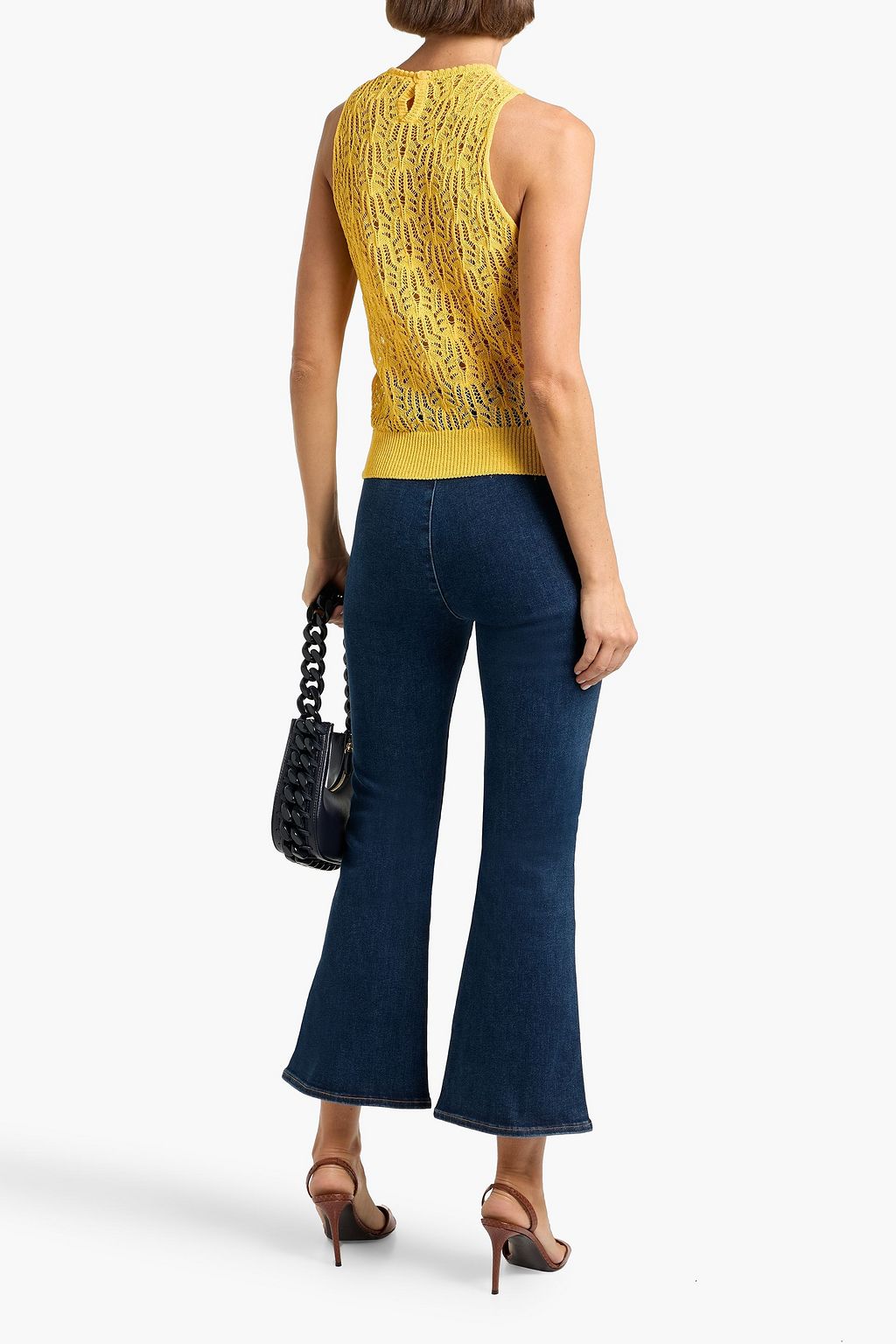 VERONICA BEARD Carson high-rise kick-flare jeans