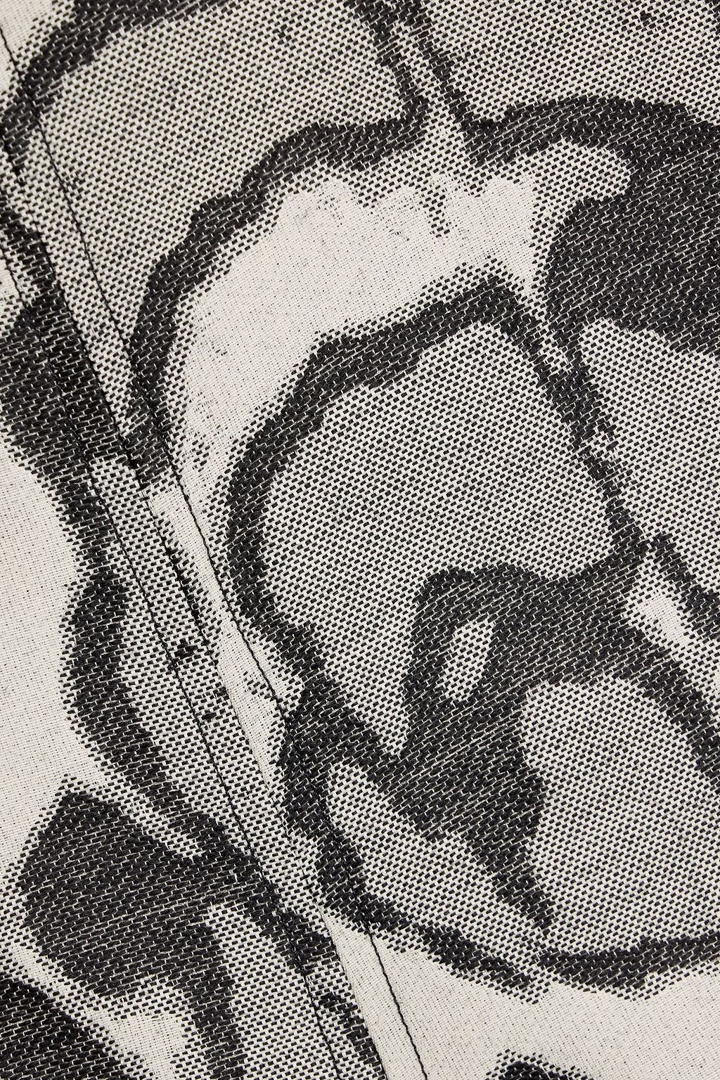 STELLA MCCARTNEY Flared jacquard skirt