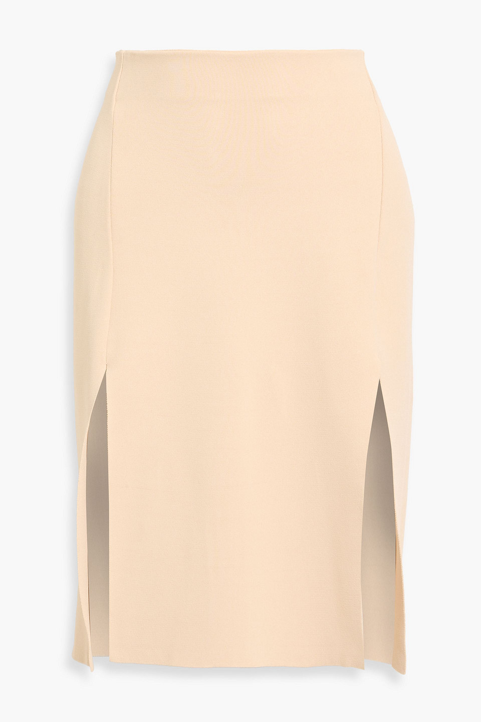 Stella Mccartney Stretch-knit Skirt In Neutral