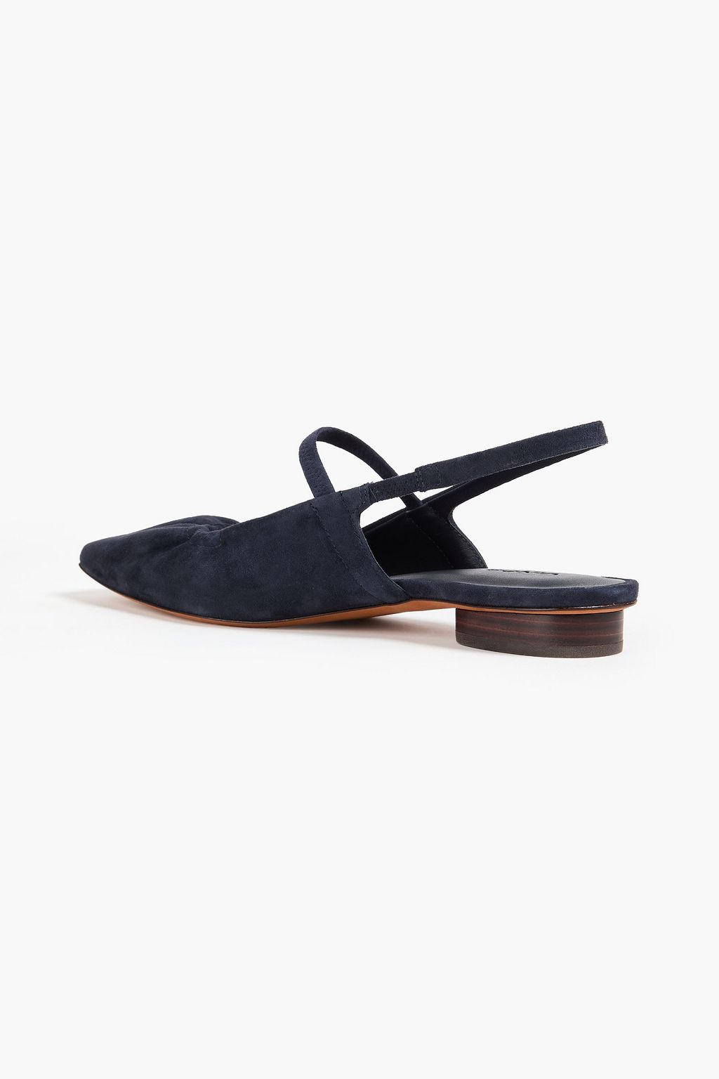 VINCE. حذاء مسطّح "فينيس" بحزام خلفي من جلد السويد