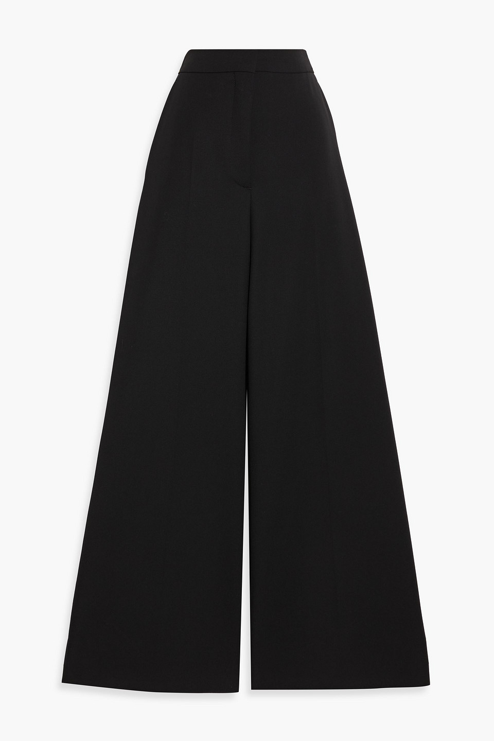 Stella Mccartney Wool-twill Wide-leg Pants In Black