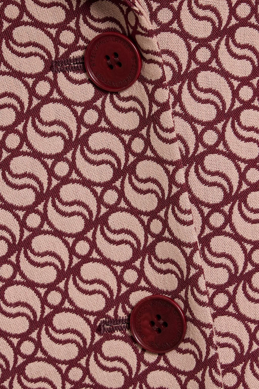 STELLA MCCARTNEY Wool-blend jacquard blazer