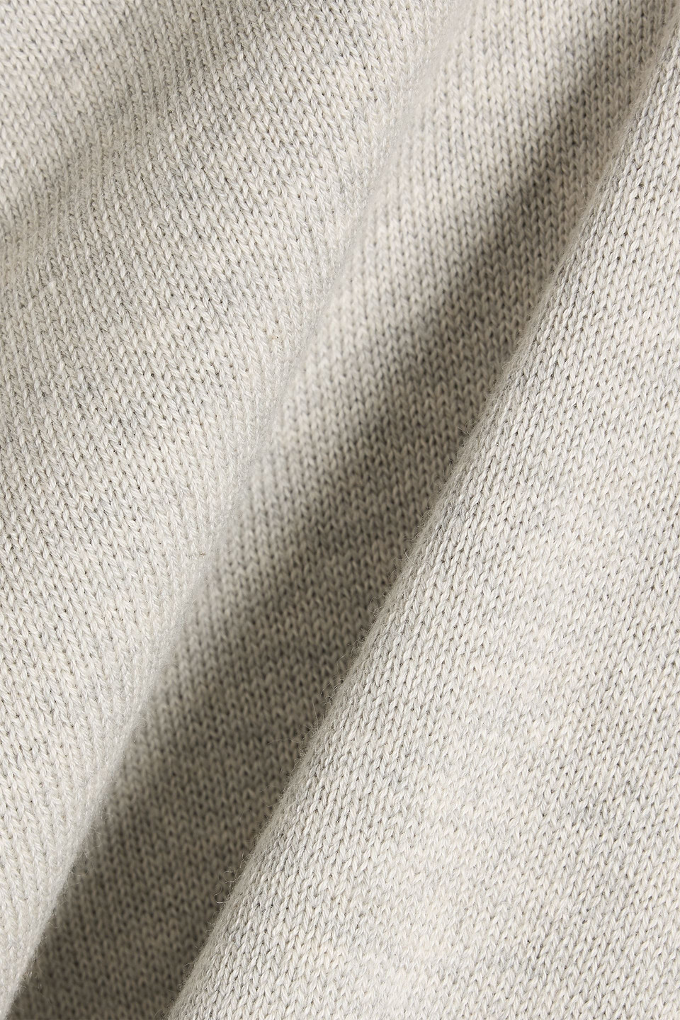 Theory Cotton And Cashmere-blend Sweater In White
