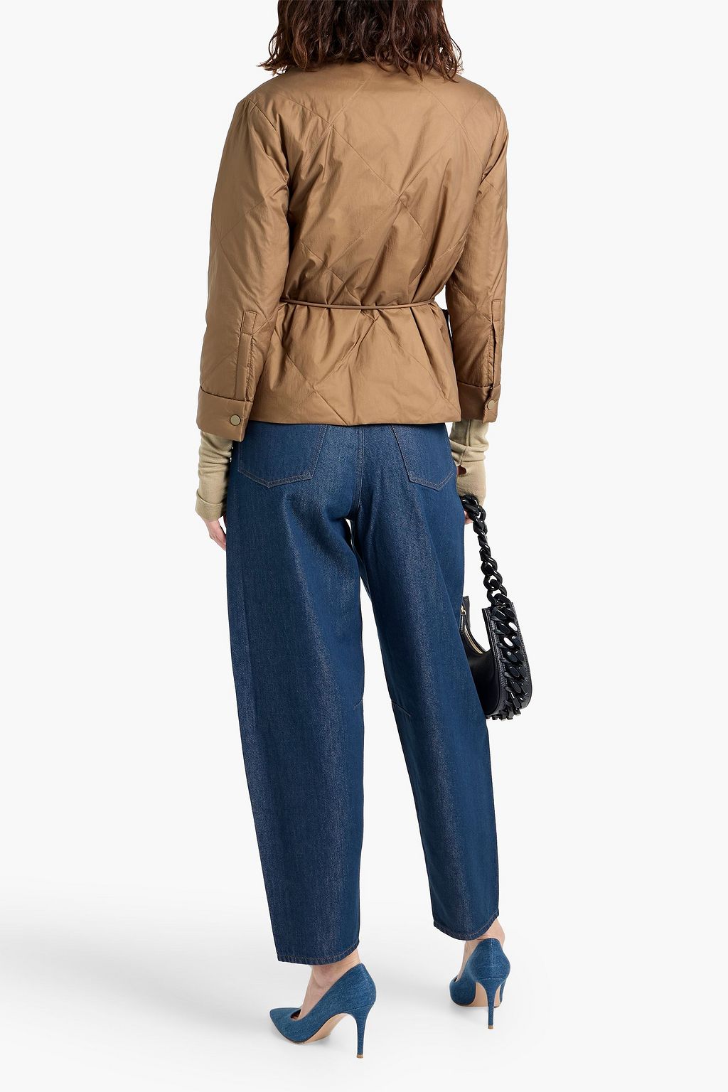 THEORY Quilted shell down jacket