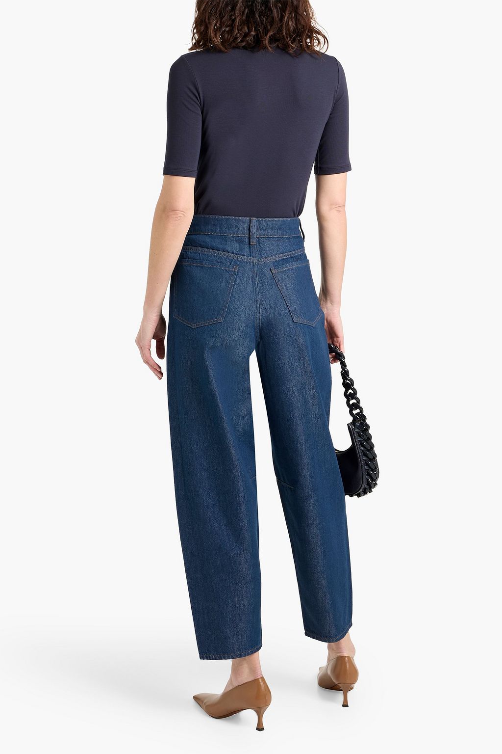 THEORY Stretch-jersey turtleneck top